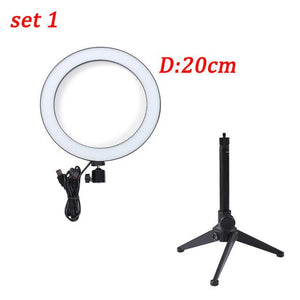 Ring Light With LED Camera Selfie Light - video&photography